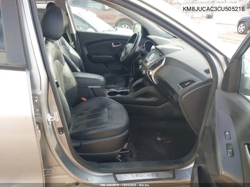 KM8JUCAC3CU505218 2012 Hyundai Tucson Limited