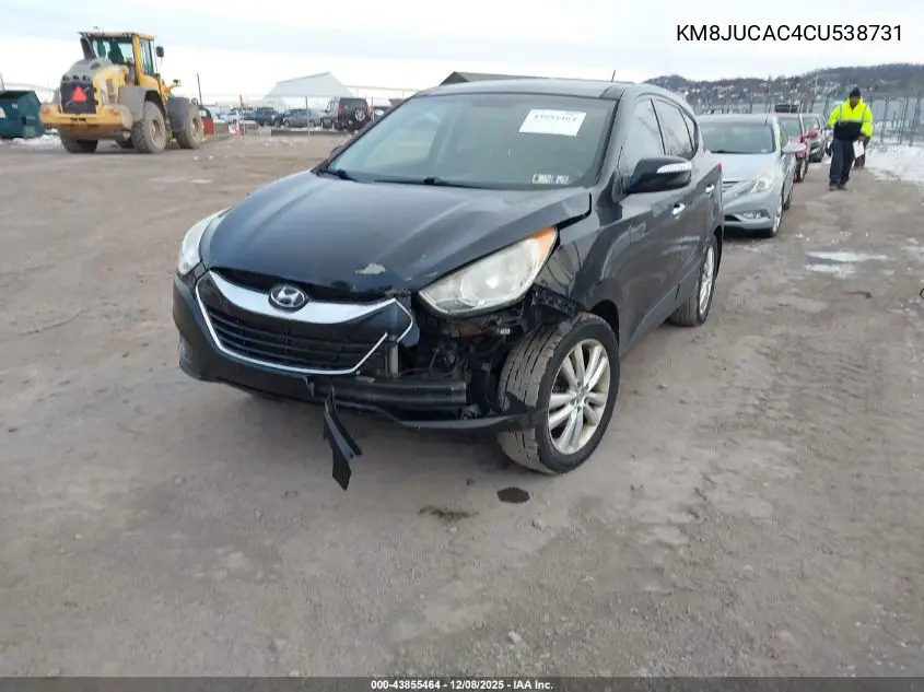 KM8JUCAC4CU538731 2012 Hyundai Tucson Limited