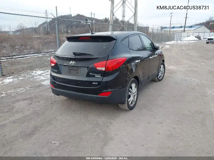 KM8JUCAC4CU538731 2012 Hyundai Tucson Limited
