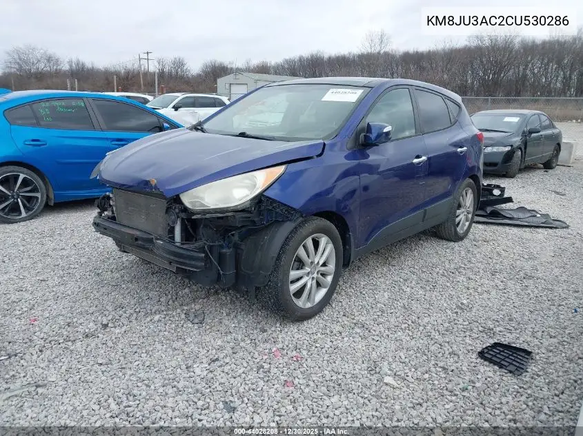 KM8JU3AC2CU530286 2012 Hyundai Tucson Limited