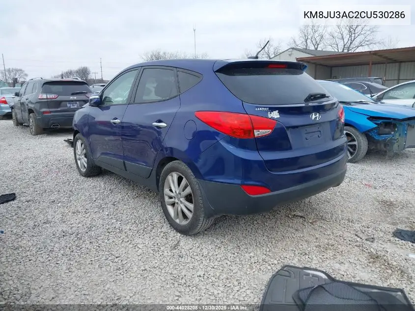 KM8JU3AC2CU530286 2012 Hyundai Tucson Limited