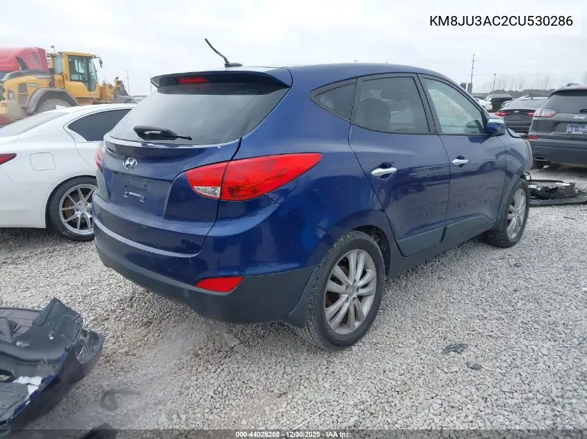 KM8JU3AC2CU530286 2012 Hyundai Tucson Limited