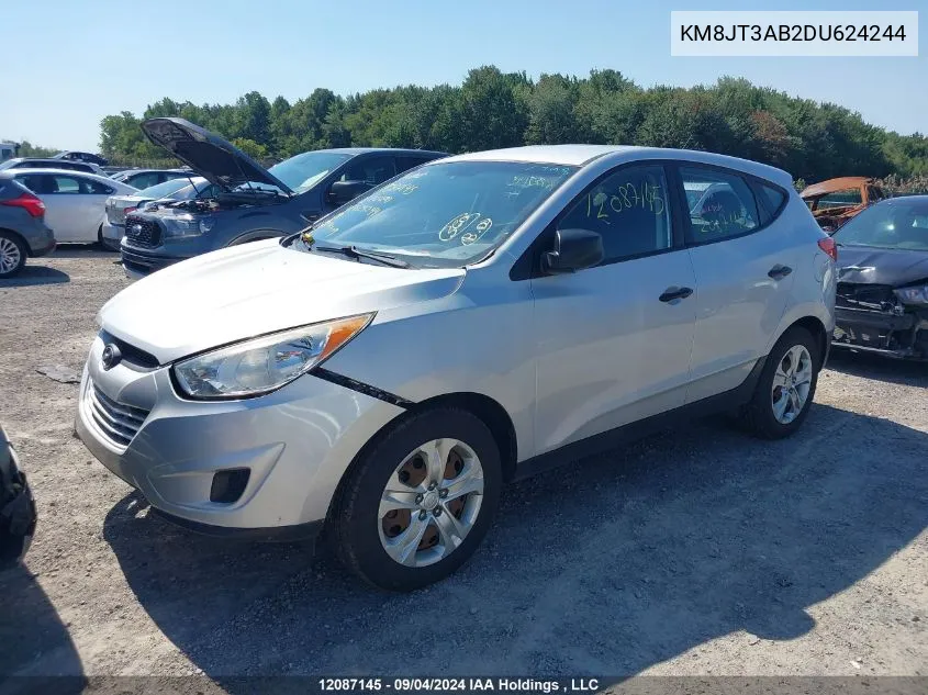 2013 Hyundai Tucson VIN: KM8JT3AB2DU624244 Lot: 12087145