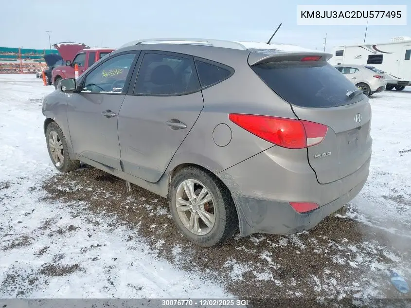 KM8JU3AC2DU577495 2013 Hyundai Tucson Gls/Limited