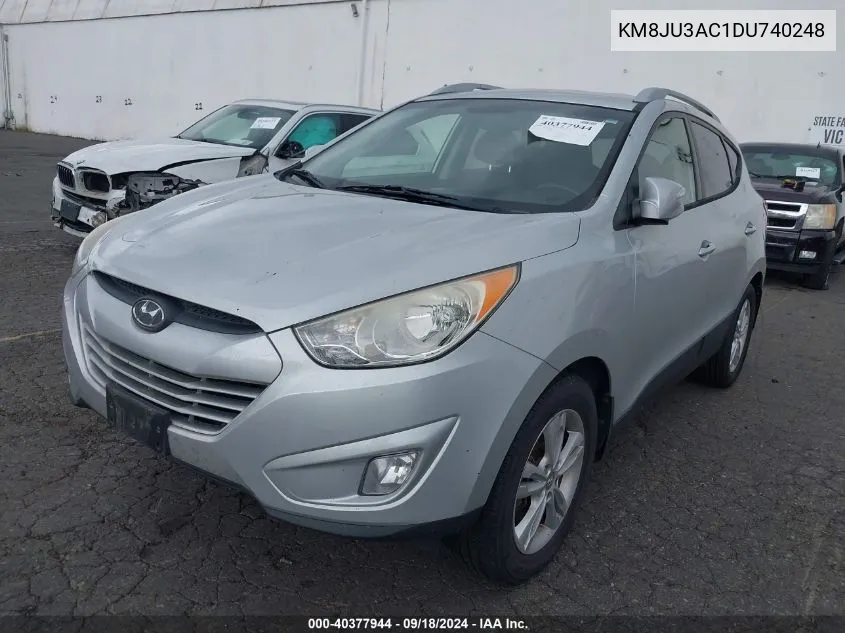 2013 Hyundai Tucson Gls VIN: KM8JU3AC1DU740248 Lot: 40377944