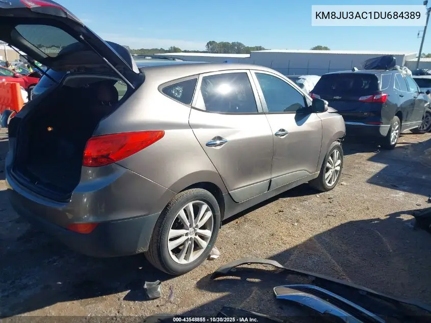 KM8JU3AC1DU684389 2013 Hyundai Tucson Limited
