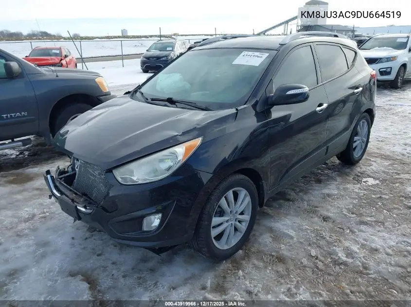 KM8JU3AC9DU664519 2013 Hyundai Tucson Limited