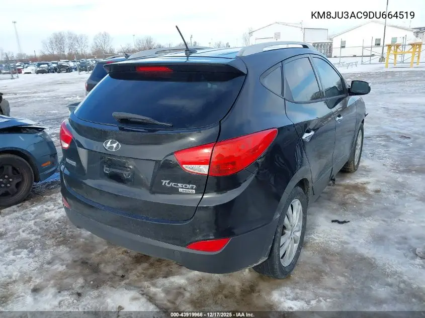 KM8JU3AC9DU664519 2013 Hyundai Tucson Limited