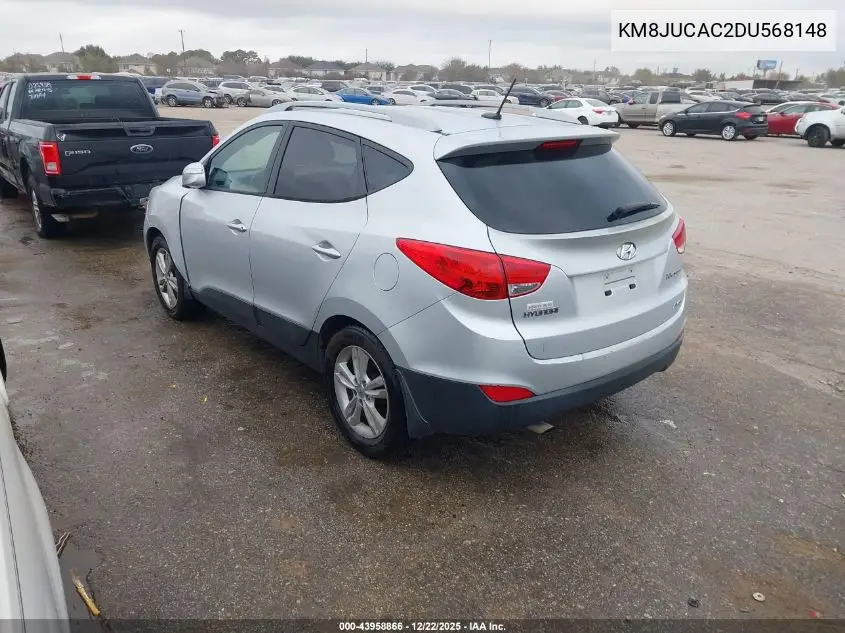 KM8JUCAC2DU568148 2013 Hyundai Tucson Gls