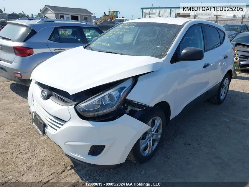 2014 Hyundai Tucson Gls VIN: KM8JTCAF1EU925205 Lot: 12089619