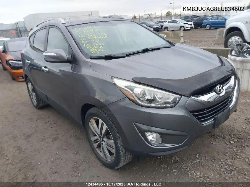 KM8JUCAG8EU834602 2014 Hyundai Tucson Gls/Limited/Se