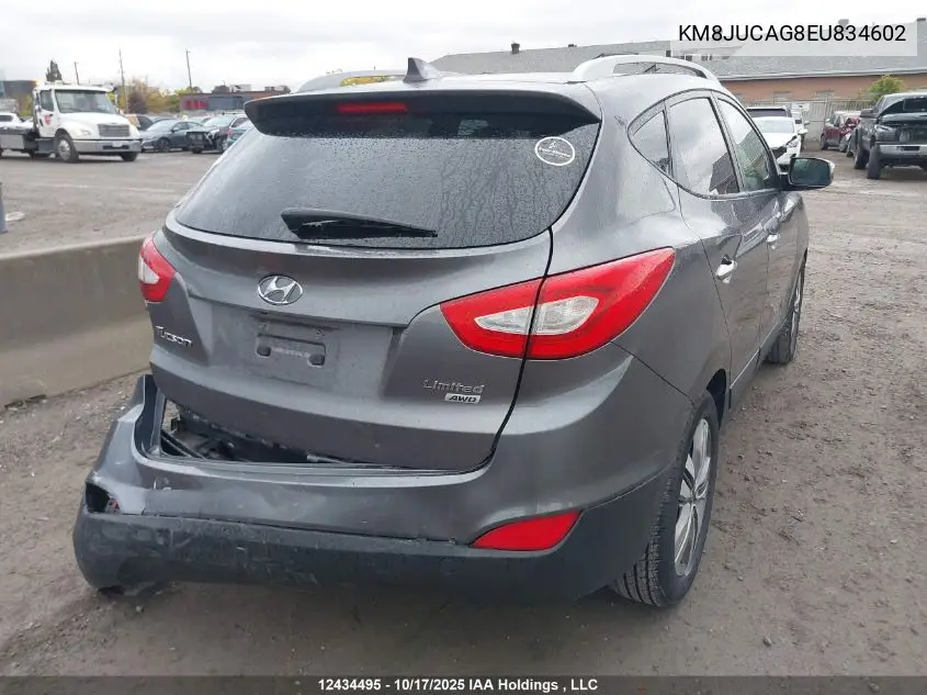 KM8JUCAG8EU834602 2014 Hyundai Tucson Gls/Limited/Se