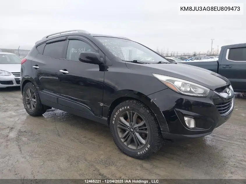 KM8JU3AG8EU809473 2014 Hyundai Tucson Gls