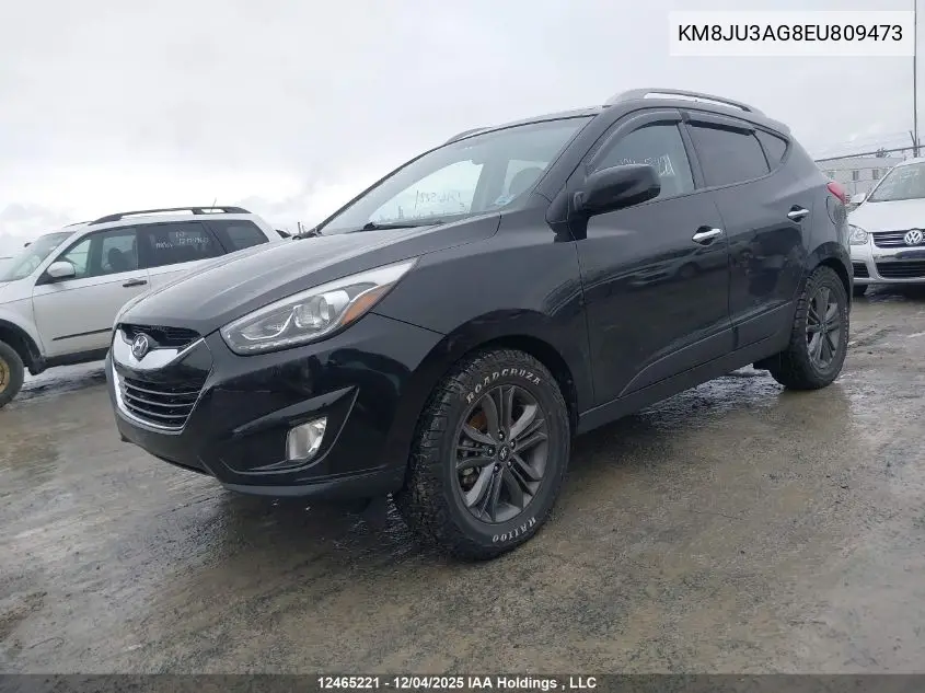 KM8JU3AG8EU809473 2014 Hyundai Tucson Gls
