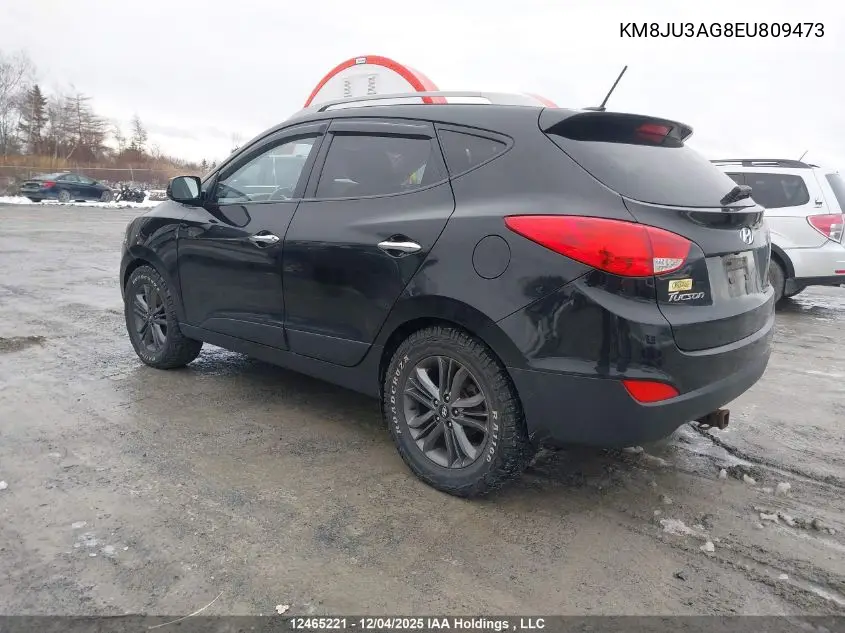 KM8JU3AG8EU809473 2014 Hyundai Tucson Gls