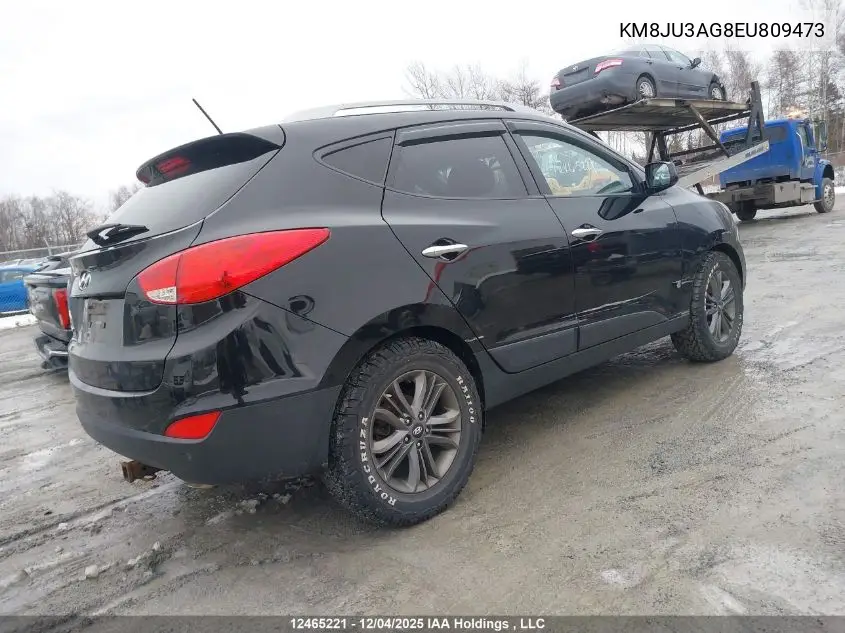KM8JU3AG8EU809473 2014 Hyundai Tucson Gls