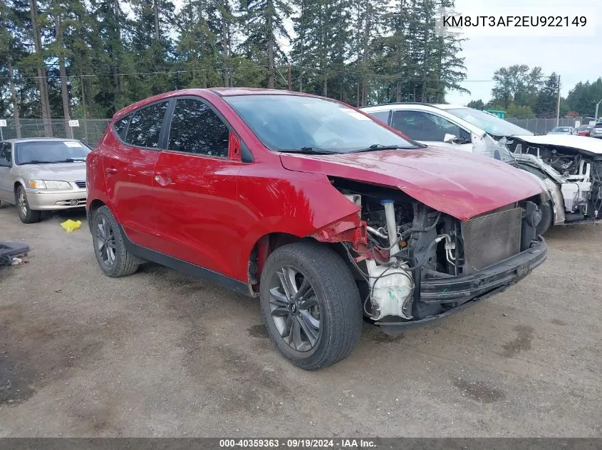 2014 Hyundai Tucson Gls VIN: KM8JT3AF2EU922149 Lot: 40359363