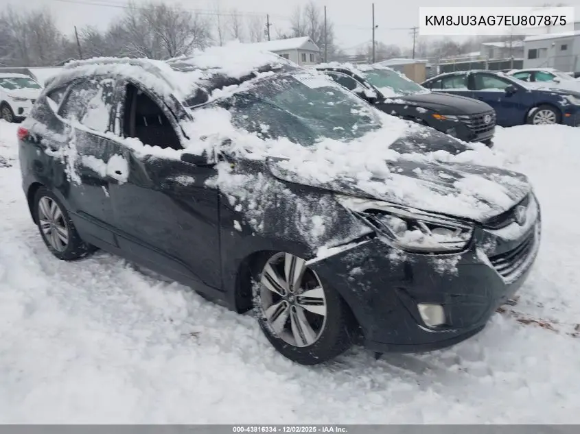 KM8JU3AG7EU807875 2014 Hyundai Tucson Limited