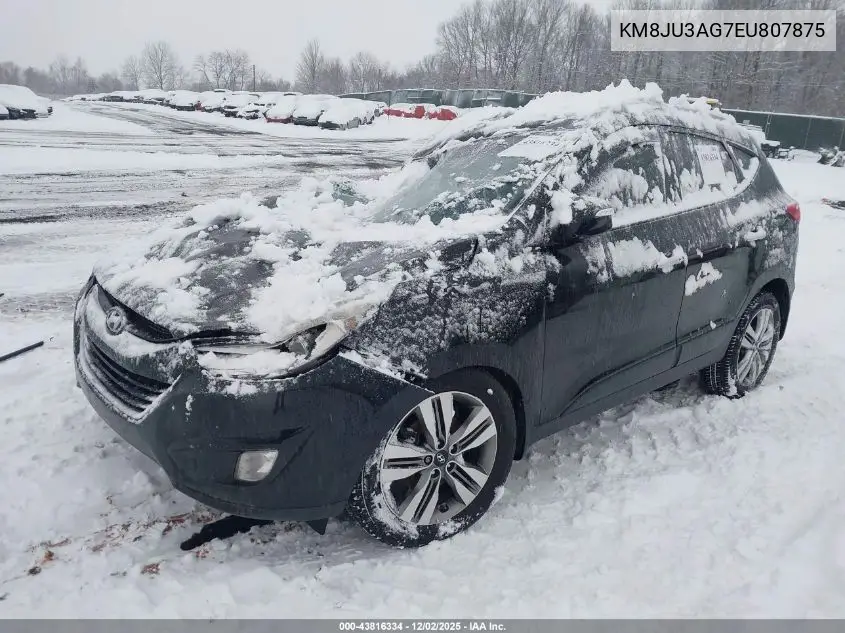 KM8JU3AG7EU807875 2014 Hyundai Tucson Limited