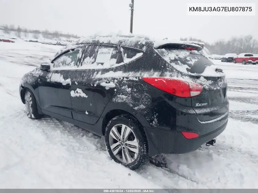 KM8JU3AG7EU807875 2014 Hyundai Tucson Limited