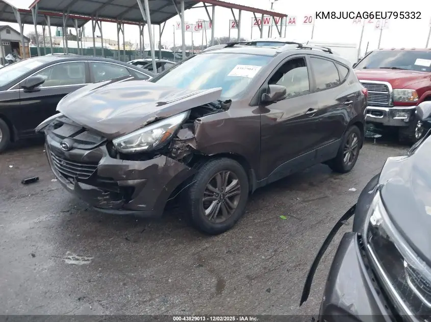 KM8JUCAG6EU795332 2014 Hyundai Tucson Se