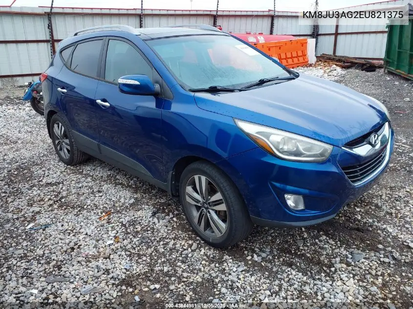 KM8JU3AG2EU821375 2014 Hyundai Tucson Limited