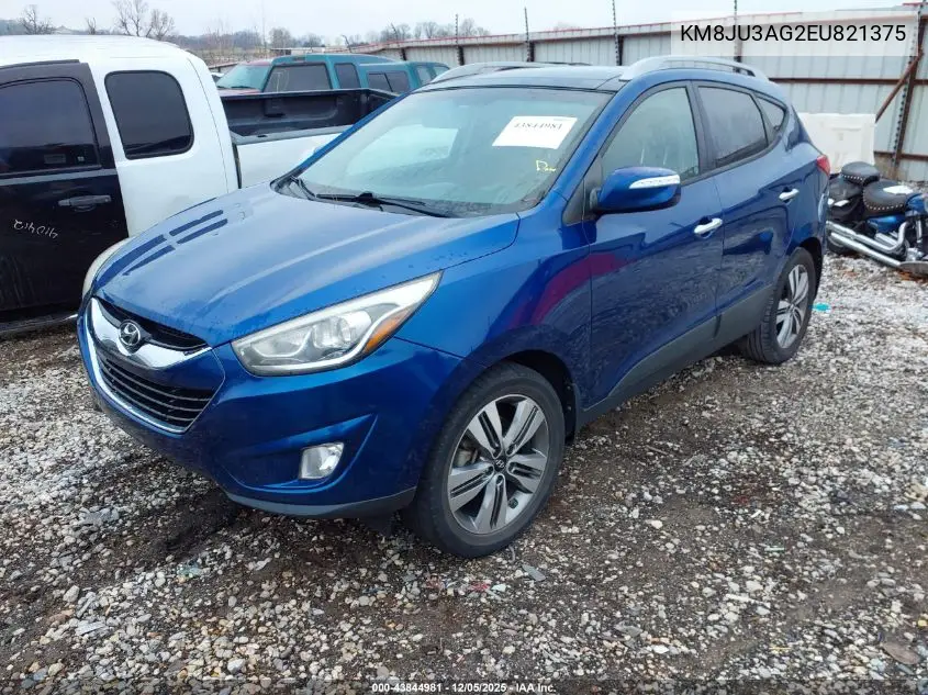 KM8JU3AG2EU821375 2014 Hyundai Tucson Limited