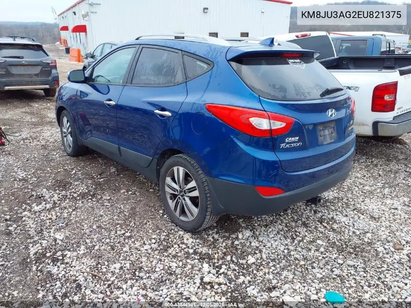 KM8JU3AG2EU821375 2014 Hyundai Tucson Limited