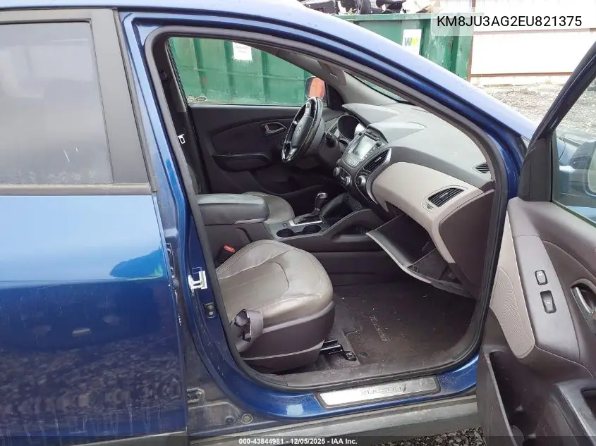KM8JU3AG2EU821375 2014 Hyundai Tucson Limited