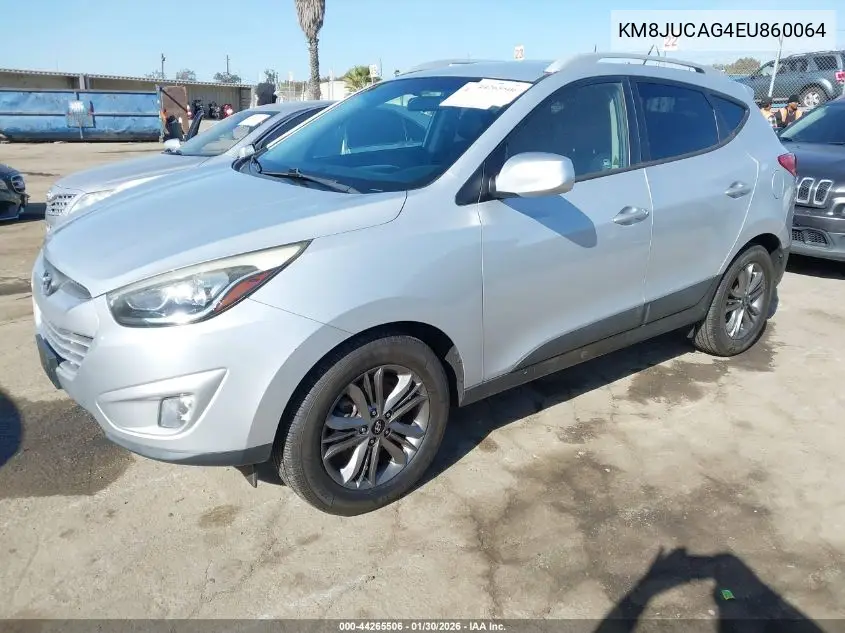 KM8JUCAG4EU860064 2014 Hyundai Tucson Se