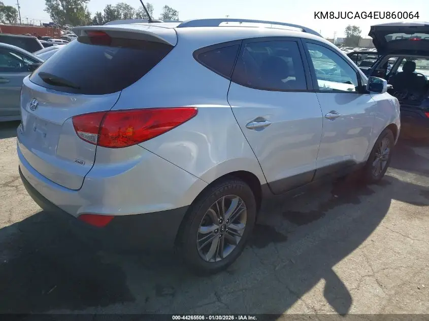 KM8JUCAG4EU860064 2014 Hyundai Tucson Se