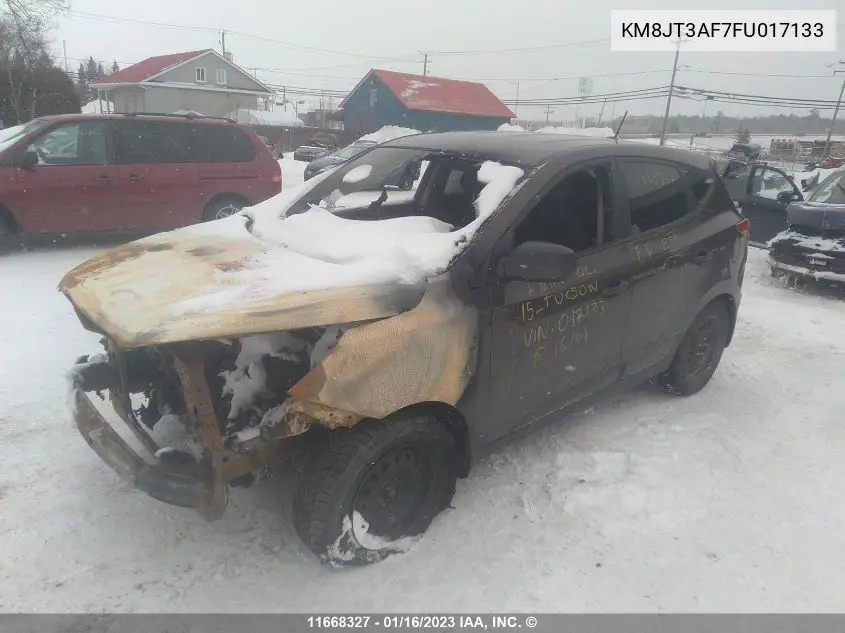 KM8JT3AF7FU017133 2015 Hyundai Tucson