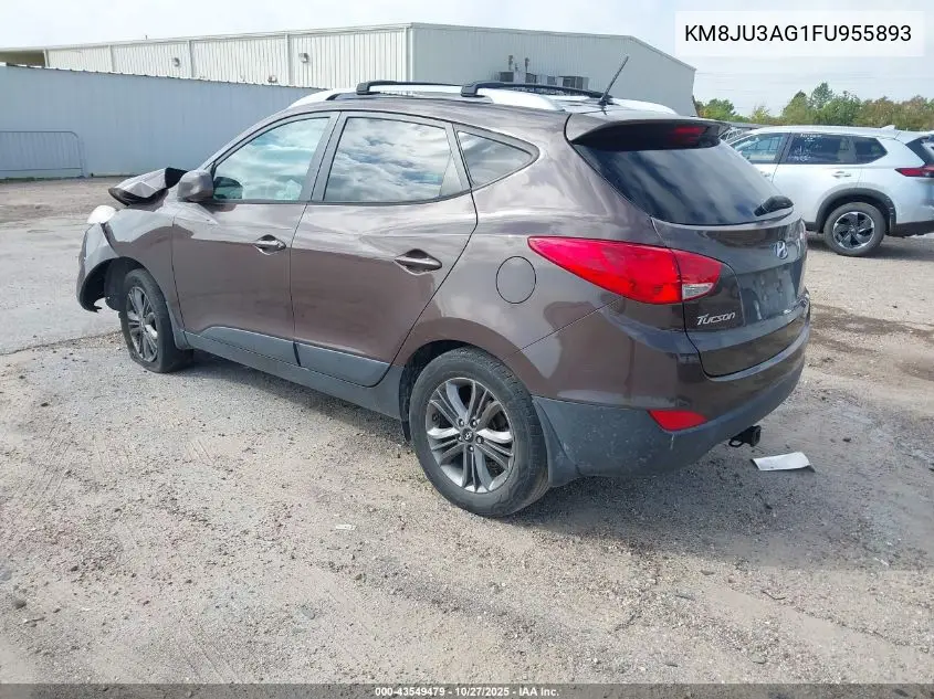 KM8JU3AG1FU955893 2015 Hyundai Tucson Se