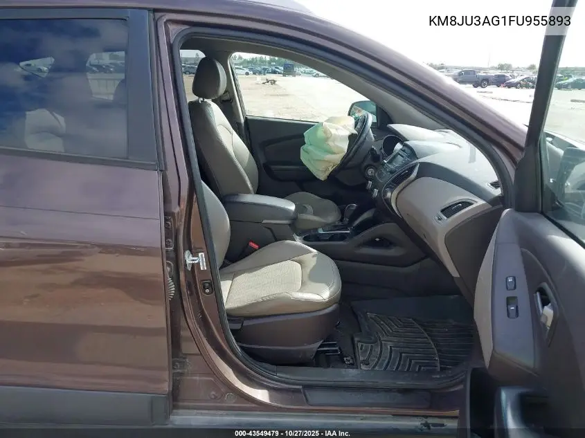 KM8JU3AG1FU955893 2015 Hyundai Tucson Se