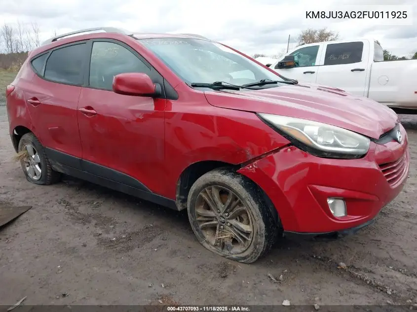 KM8JU3AG2FU011925 2015 Hyundai Tucson Se