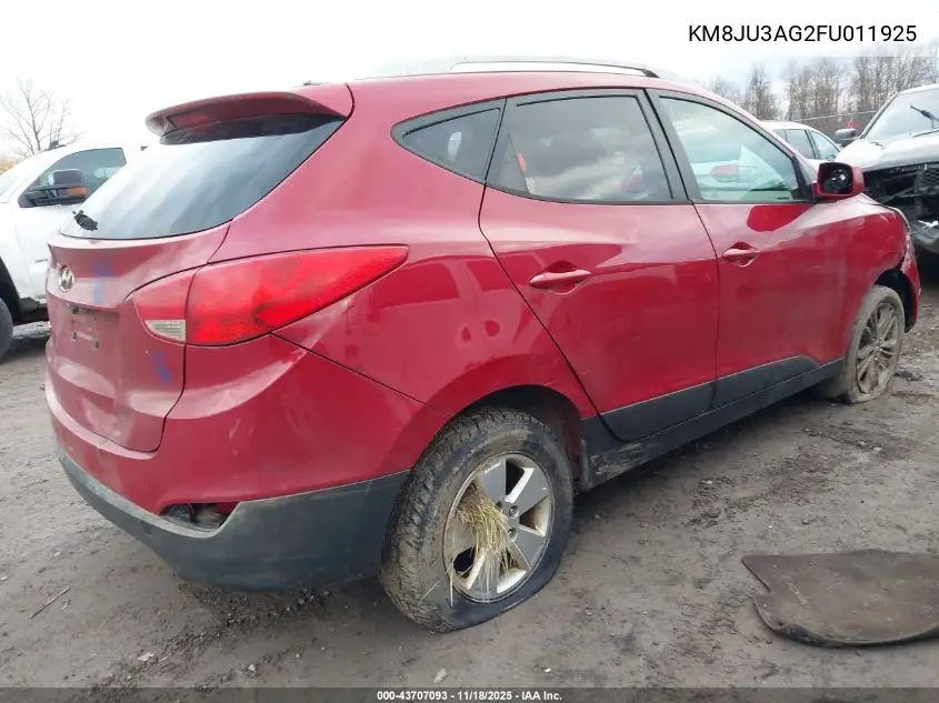 KM8JU3AG2FU011925 2015 Hyundai Tucson Se