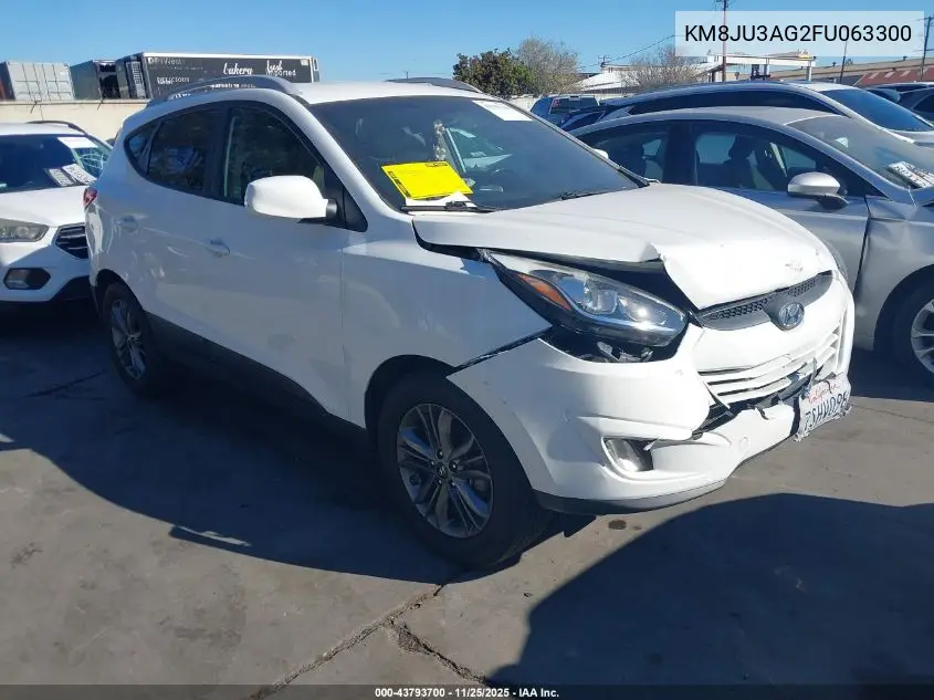KM8JU3AG2FU063300 2015 Hyundai Tucson Se