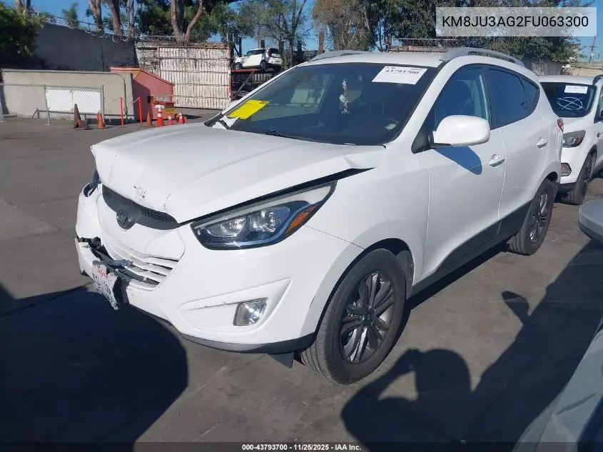 KM8JU3AG2FU063300 2015 Hyundai Tucson Se