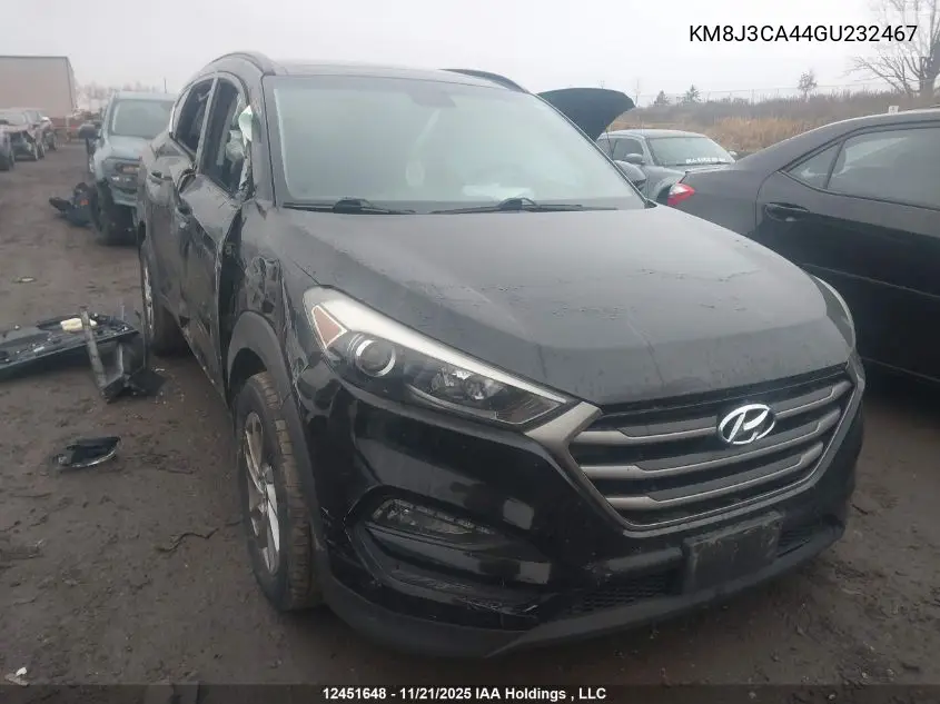 KM8J3CA44GU232467 2016 Hyundai Tucson Luxury