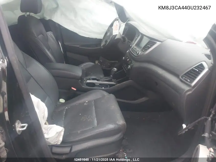 KM8J3CA44GU232467 2016 Hyundai Tucson Luxury