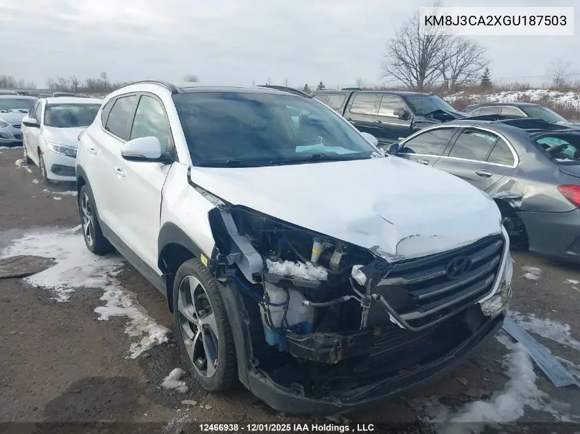 KM8J3CA2XGU187503 2016 Hyundai Tucson Limited