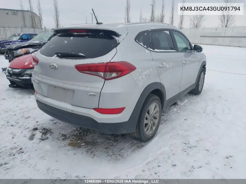 KM8J3CA43GU091794 2016 Hyundai Tucson Premium
