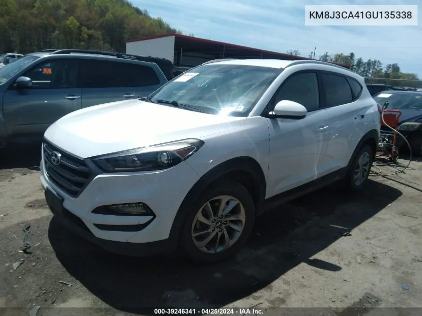 KM8J3CA41GU135338 2016 Hyundai Tucson Se