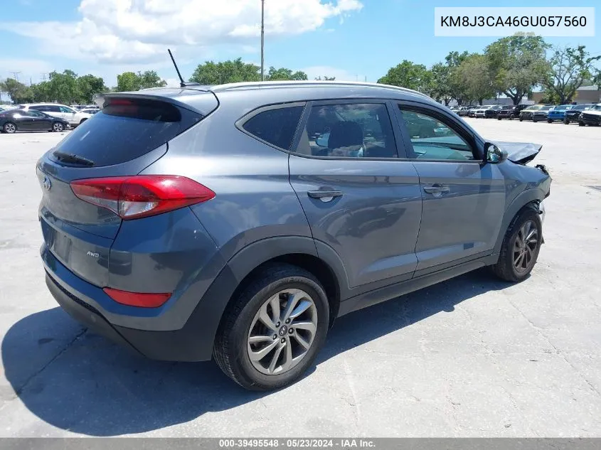 KM8J3CA46GU057560 2016 Hyundai Tucson Se