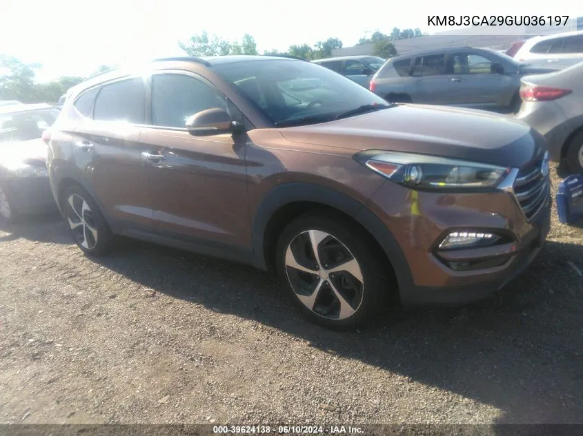 KM8J3CA29GU036197 2016 Hyundai Tucson Limited