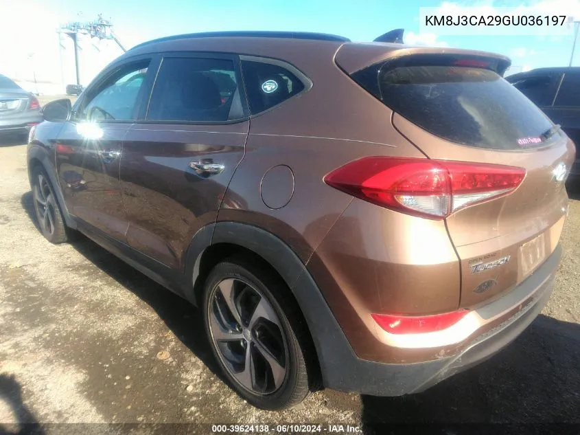 KM8J3CA29GU036197 2016 Hyundai Tucson Limited