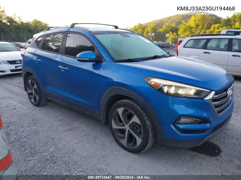 KM8J33A23GU194468 2016 Hyundai Tucson Limited