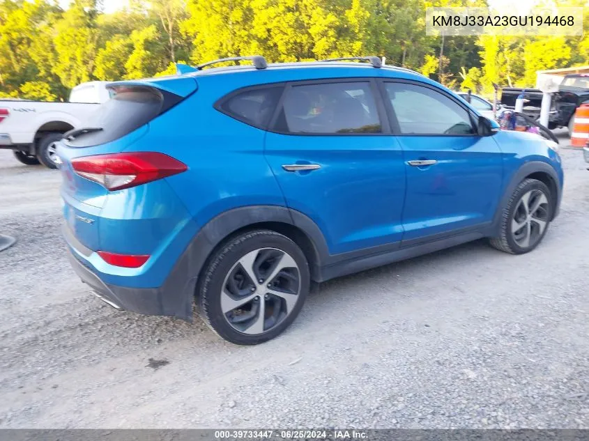 KM8J33A23GU194468 2016 Hyundai Tucson Limited