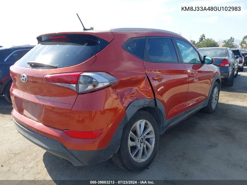 KM8J33A48GU102983 2016 Hyundai Tucson Se