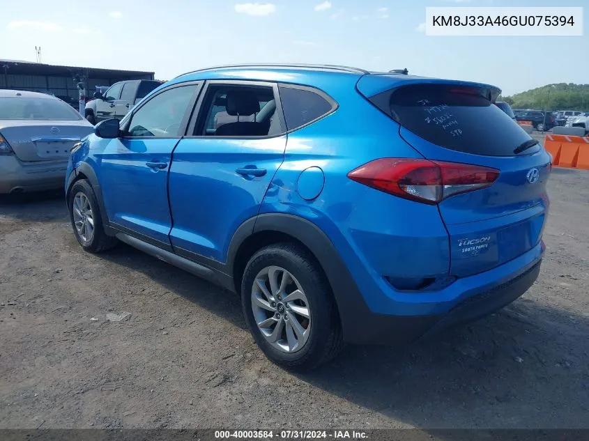 KM8J33A46GU075394 2016 Hyundai Tucson Se